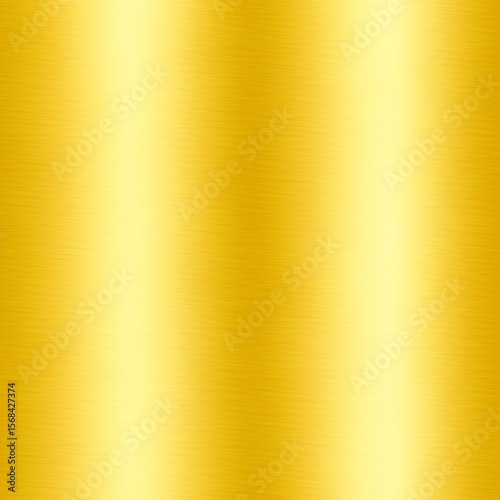 Seamless pattern of polished gold metallic texture with luxurious, high-resolution reflections, creating an opulent and shimmering backdrop.