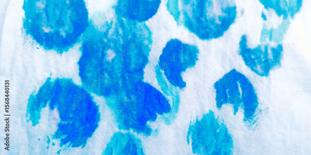 custom made wallpaper toronto digitalIndigo Texture. Watercolor Gems. Blue Leopard