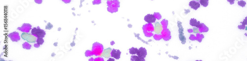 Wallpaper Mural Water Colour Artwork. Violet Ethnic Strip. Hand Torontodigital.ca