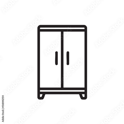 Simple design of a modern wardrobe suitable for any room layout