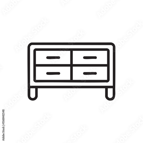Modern drawer cabinet design for home organization and storage