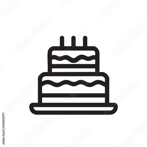 Elegant two tier cake design for celebrations and parties