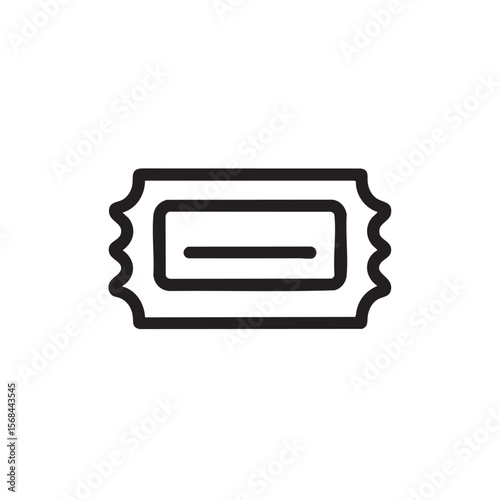 Ticket design for events and travel with a modern style