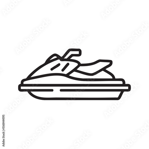 Jet ski adventure equipment for summer fun and water activities