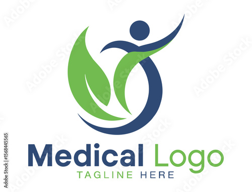 Vibrant Healthcare Logo Holistic Wellness and Natural Healing