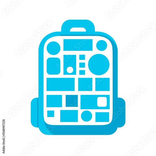 Essential school item represented in minimal form.

