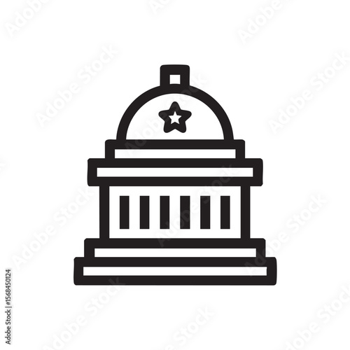 Government building with dome design for civic importance