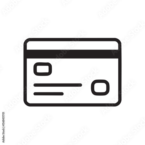 Simple design for financial transactions using a credit card