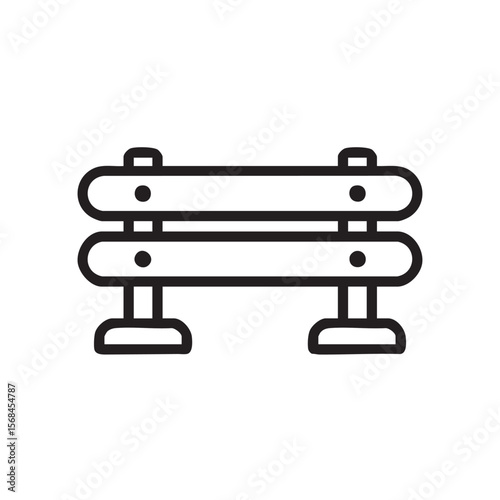 Simple wooden bench design for outdoor spaces and gardens