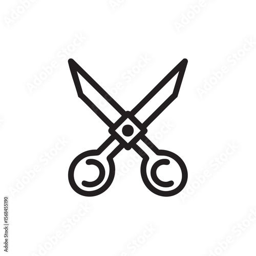 Scissors tool for cutting crafts and precision work in design