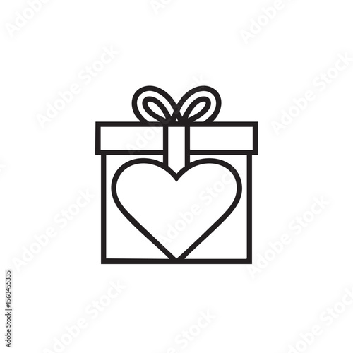 Gift box design featuring a heart shape for special occasions