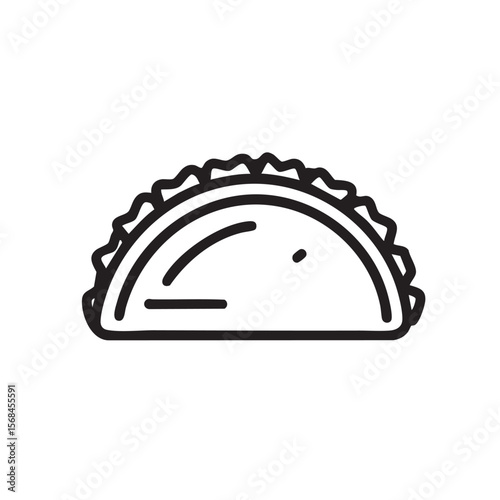 Delicious taco ready to be enjoyed at a festive gathering