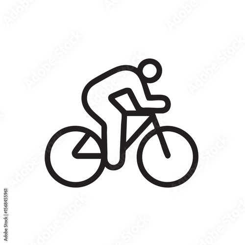 Biking concept for fitness, outdoor adventure, and active lifestyle