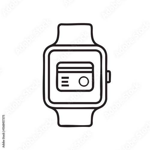 Smart watch design for digital payments and modern technology