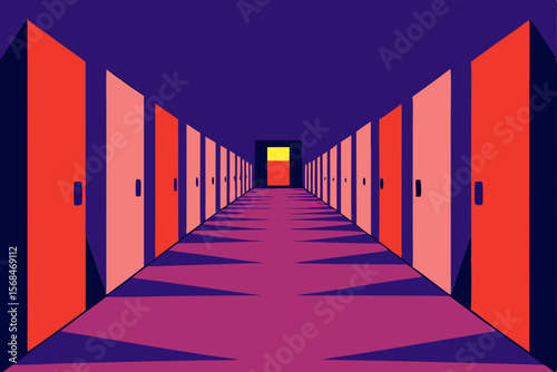Endless Possibilities A Journey Through Doors of Choices and Uncertain Futures