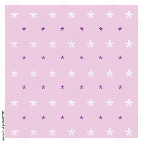 White and Pink Burst Sparkle – Geometric Cosmic Pattern