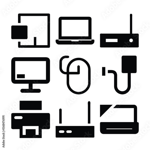Technology Icons Set