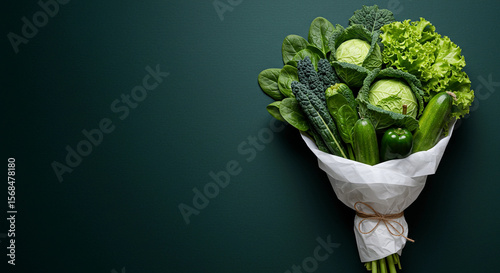 Wallpaper Mural Green Goodness Bouquet Torontodigital.ca