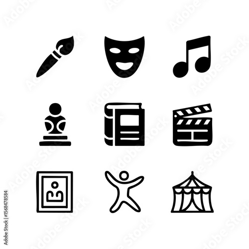 Minimalist Silhouette of a Single Abstract Face Profile on White Background png Vector Graphic
