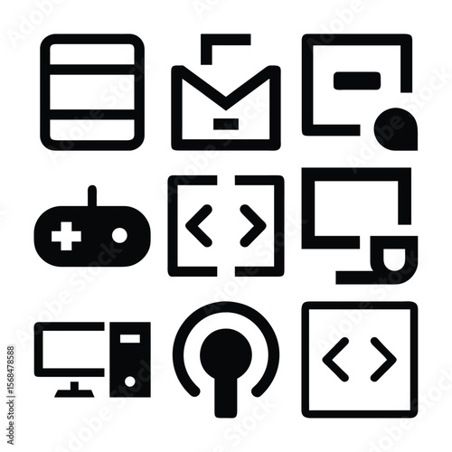 Technology Icons Web & Game Design