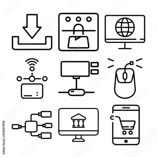 E-commerce & Online Business Icons