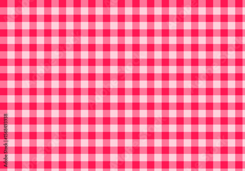 Red gingham check pattern 赤色のギンガムチェック柄