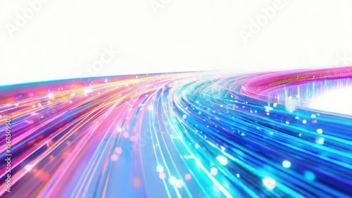 A vibrant backdrop with soft, blurred lights and lines, perfect for adding texture to your design