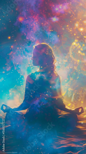 Ethereal Meditation: A Cosmic Journey