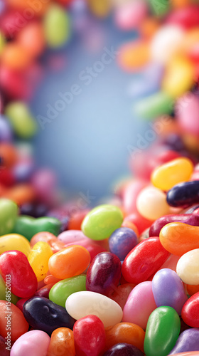 Colorful Jelly Beans Assortment