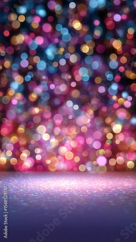 Vibrant Colorful Bokeh Background