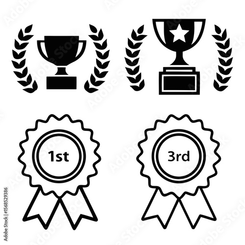 Award Trophies and Ribbons trophy first place