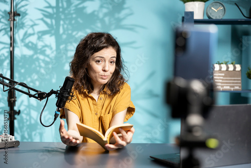 Photography Internet show host being sponsored by partnering publisher to do new book unboxing content