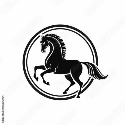 Knight Horse Vector. Knight Horse Logo Design Knight Horse Stock Vector.