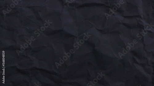 Crumpled Black Paper Background with Animation Effect – Motion Graphics Texture Design

