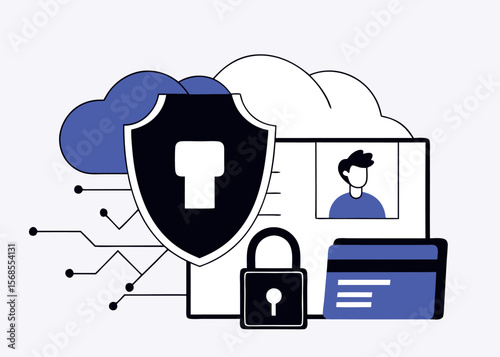 Digital security and data protection with cloud and personal information