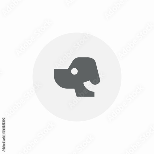 dog caring icon sign vector