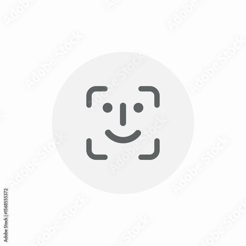 expression detect icon sign vector