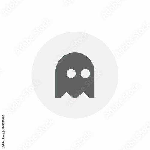 game ghost icon sign vector