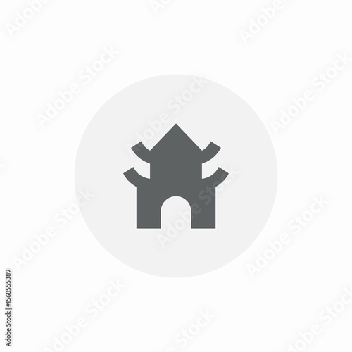 east asian history icon sign vector