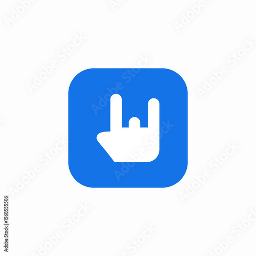metal music show icon sign vector