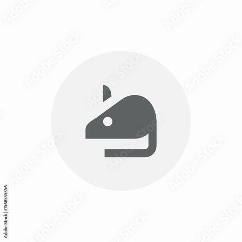 mouse animal icon sign vector