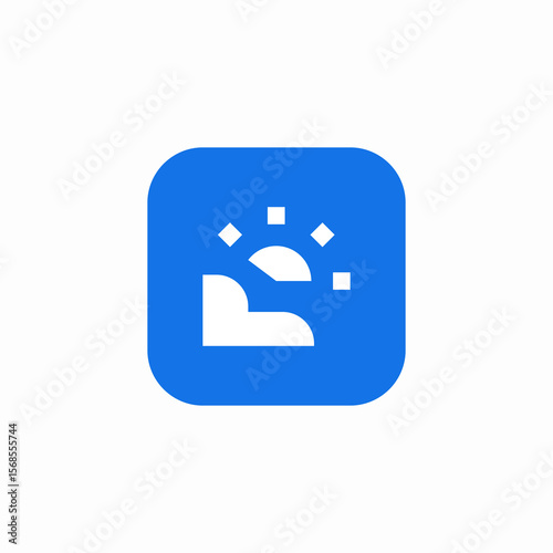sun dawn icon sign vector