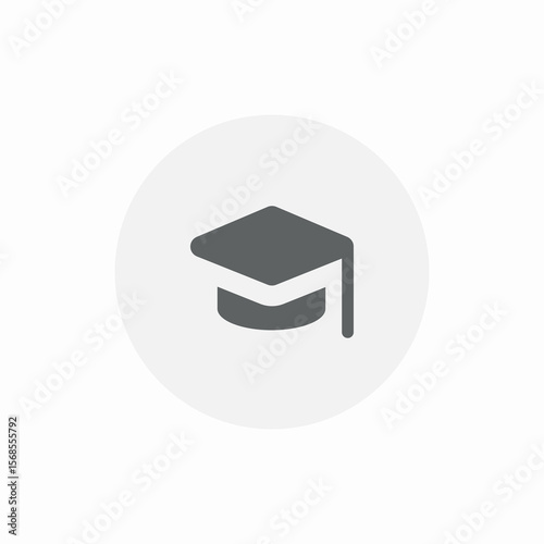 university degree celebration icon sign vector