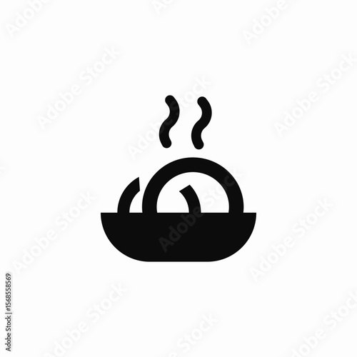 hot meal icon sign vector