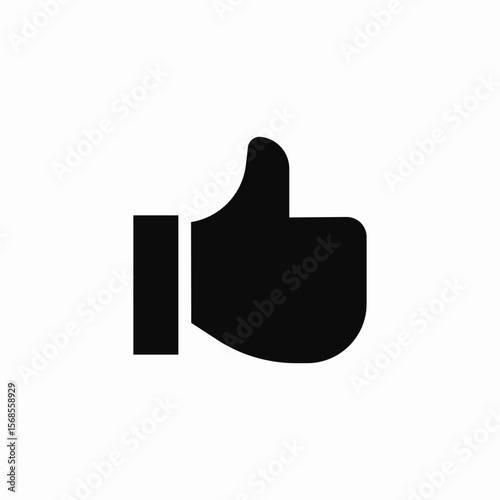 thumbs up icon sign vector