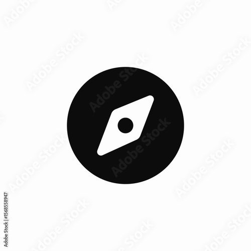 tool compass icon sign vector
