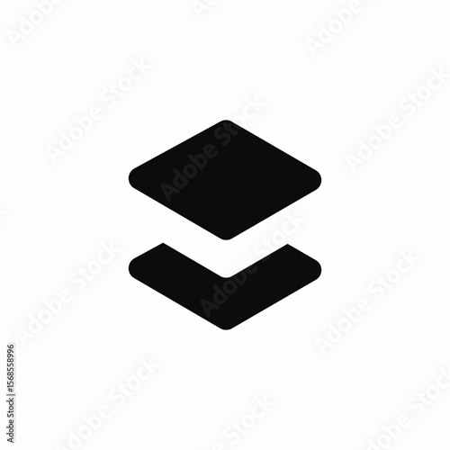 window tab layers icon sign vector