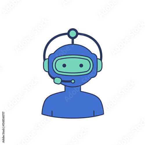 Customer Support Bot Icon