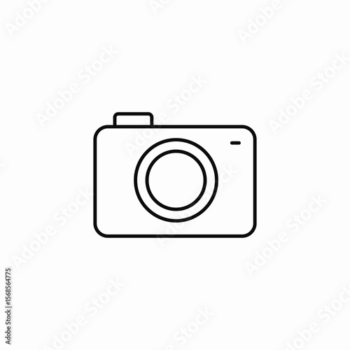 compact camera icon sign vector