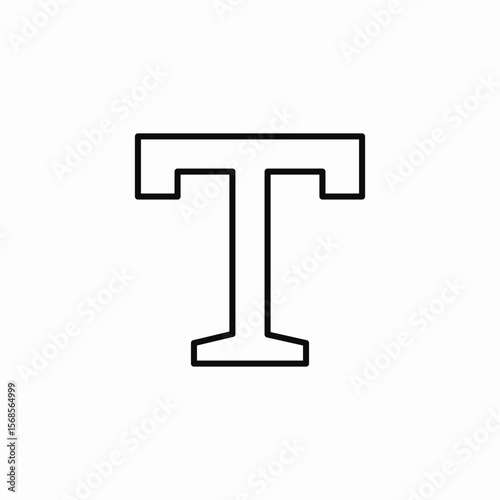 highlight bold text icon sign vector